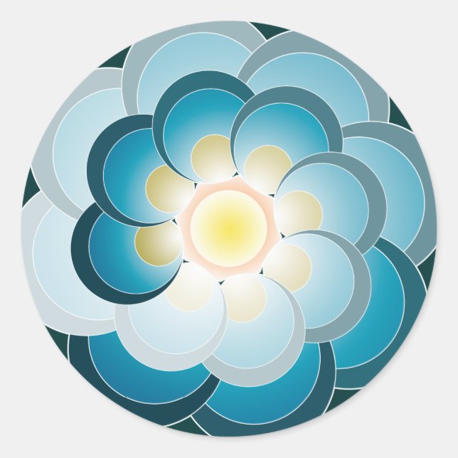 Pavo véritable verde. Autocollant (Devant)