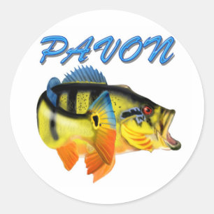 PAVON2 CLASSIC ROUND STICKER