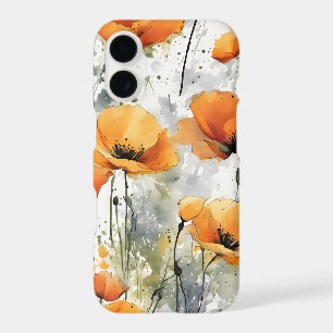 Pavot de Californie - Fleurs aquarelle