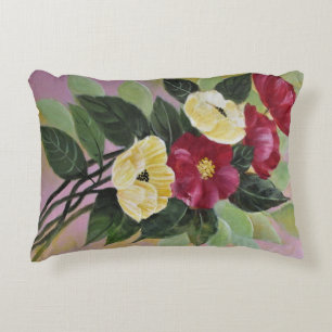 Pavots élégants, coussin d'accent