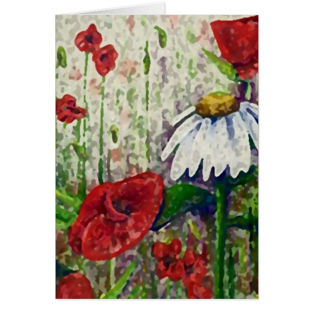 Pavots et marguerites (Devant)