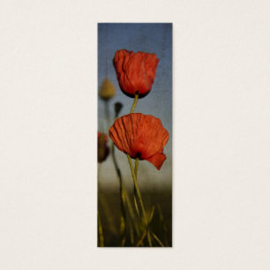 Pavots rouges, signet