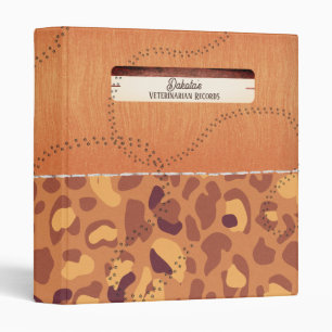 Paw and Animal Prints Pet Binder