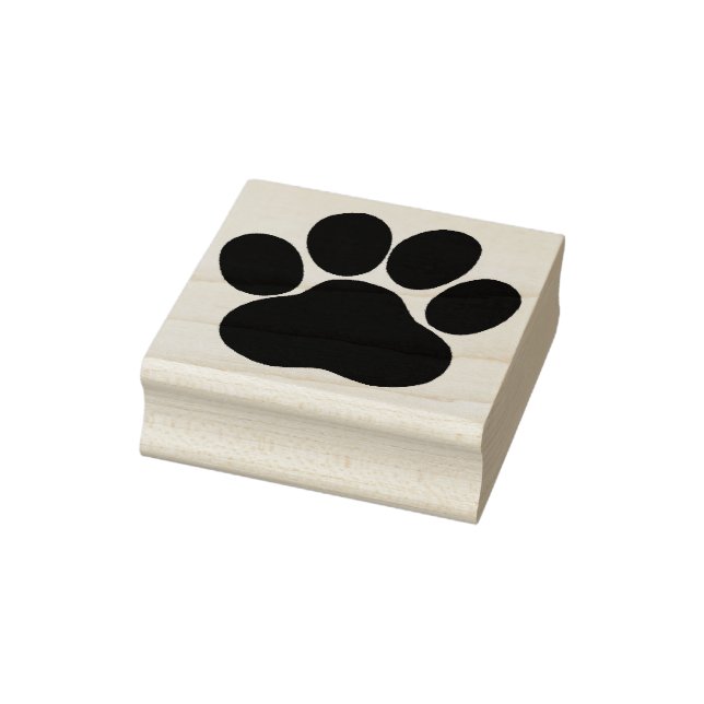 Paw Animal Print Rubber Stamp (Stamp)