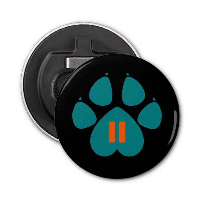Paw button bottle opener (Front)
