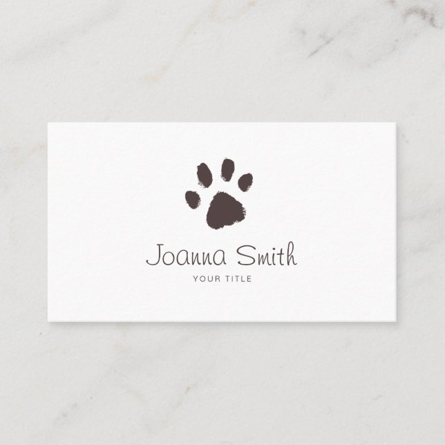 Paw Dog Walking Pet Sitting Vet Appointment (Front)