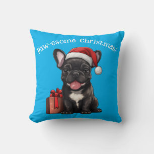 😍Paw-esome Sweet Frenchie puppy Throw Pillow