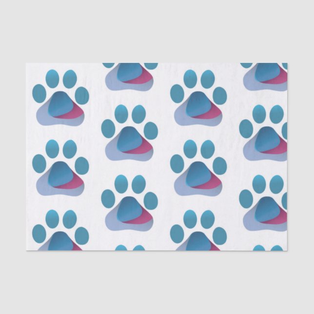 Paw Hug Logo (TM) Tissue Paper (Front)
