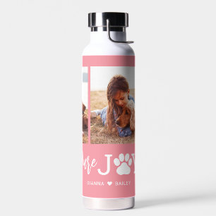 Paw Joy EDITABLE COLOR Water Bottle