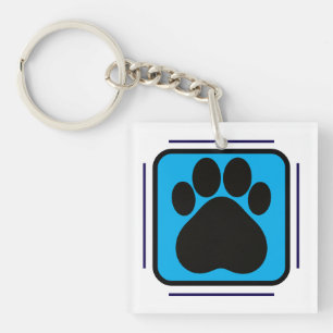 paw keychain