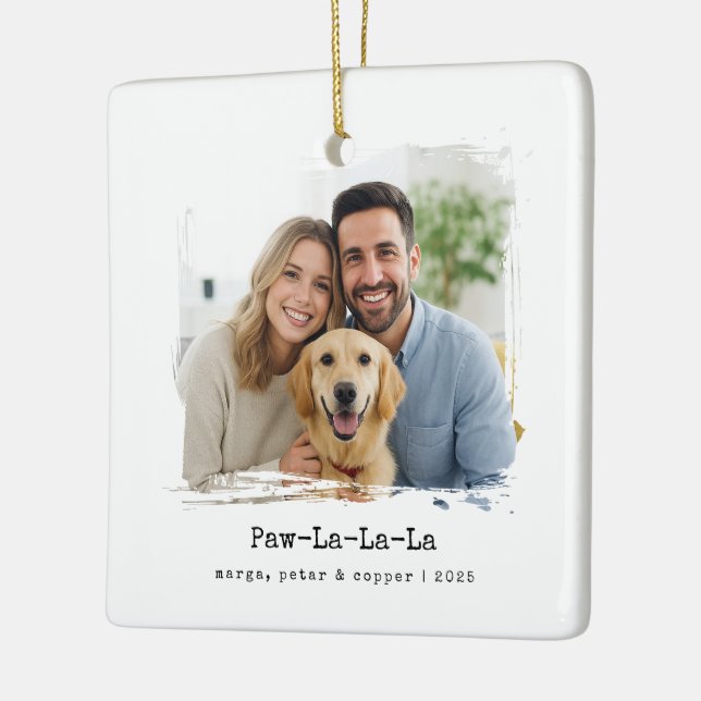 Paw-La-La-La - Ornement photo pour animaux domesti (Gauche)