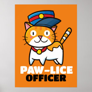 Paw-lice Officer Poster