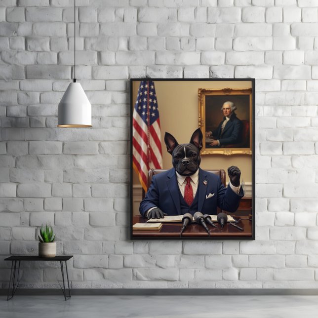 Paw-litics Matter: Bulldog in Charge Poster (Creator Uploaded)