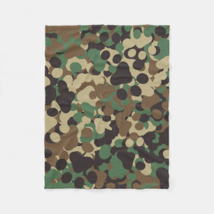 Paw Pad camouflage Fleece Blanket