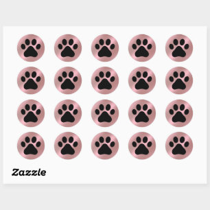 Paw Pad Classic Round Sticker