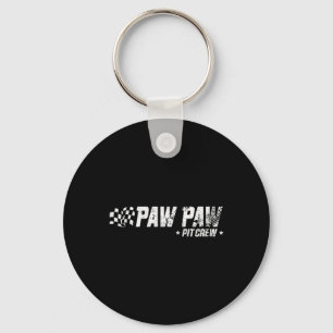 Paw Paw T Crew Race Car Birthday Family Racing Keychain