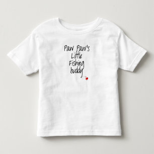 Paw Paw's Little Fishing Buddy Toddler T-shirt