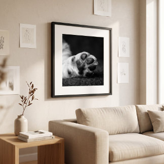 Paw Photo Custom 5 by 7 Photo Pet Keepsake Poster
