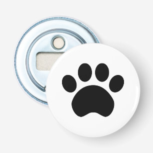 Paw Print Bottle Opener Magnet