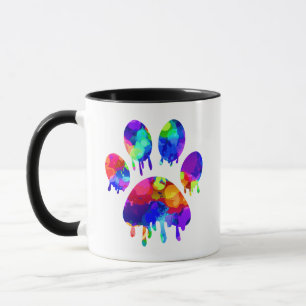 Paw Print Coffee Mug