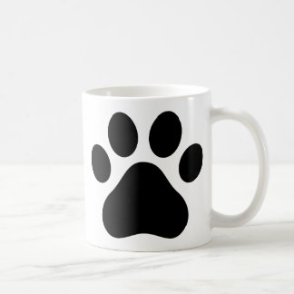 Paw print coffee mug