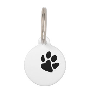 Paw Print (Custom Colors) Pet Tag