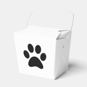 PAW PRINT FAVOR BOX