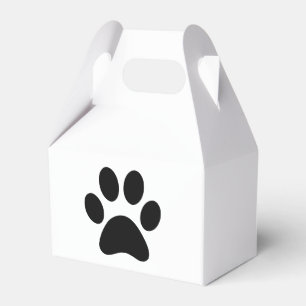 PAW PRINT FAVOR BOX