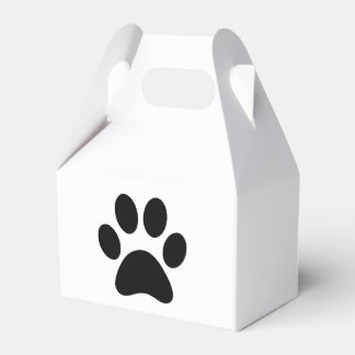 PAW PRINT FAVOR BOX