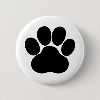 Paw Print for Pet Lover 2 Inch Round Button
