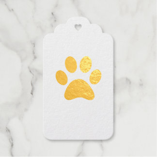 PAW PRINT GIFT TAGS