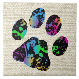 Paw Print - Gifts for Dog Lovers Tile