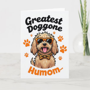 Paw Print Greatest Humom Card