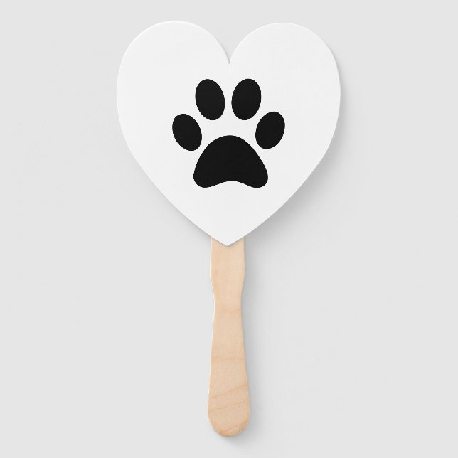 PAW PRINT HAND FAN (Front)