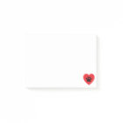 Paw Print Heart Post-it Notes