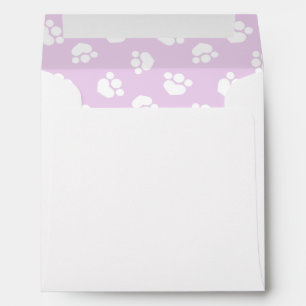 Paw Print Hearts Thistle Surprise Envelope