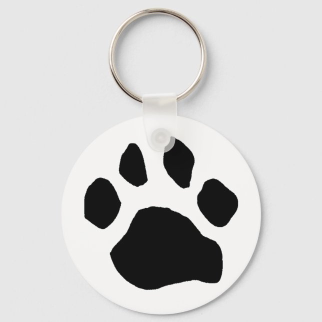 Paw Print Key Chain (Front)