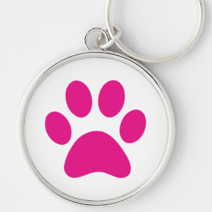 Paw Print Keychain