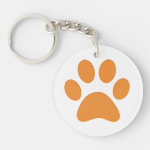 Paw Print Keychain