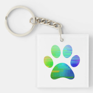 Paw Print            Keychain