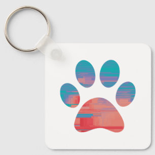 Paw Print             Keychain
