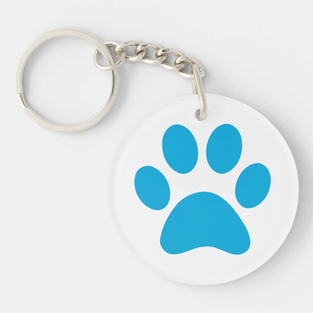 Paw Print     Keychain (Front)