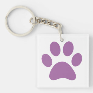 Paw Print Keychain