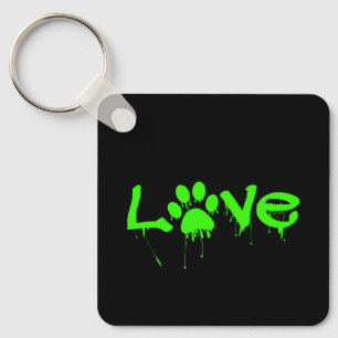 Paw Print     Keychain