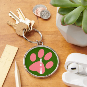 Paw Print Keychain