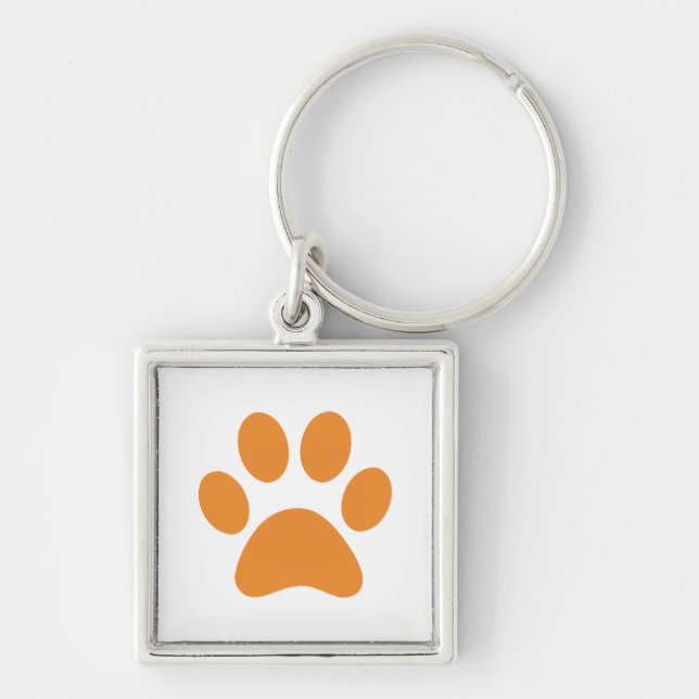 Paw Print    Keychain (Front)