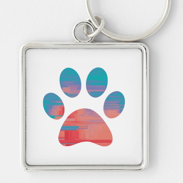 Paw Print               Keychain (Front)