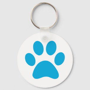 Paw Print Keychain