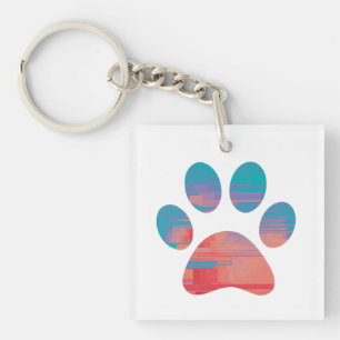 Paw Print               Keychain