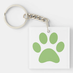 Paw Print   Keychain